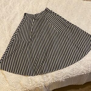 Lilly Medium 24”’waist denim pin striped skirt